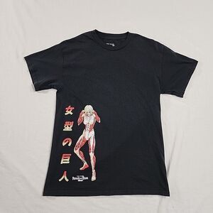 Attack On Titan UNISEX T-Shirt. Size‎ Medium. Female Titan Amine Tee Cartoon EUC